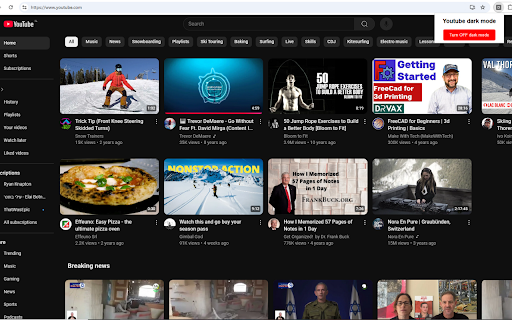 DarkMode :: A global dark theme for the web.
Dark Mode is an extension that helps you quickly turn the screen (browser) to dark at night time.…