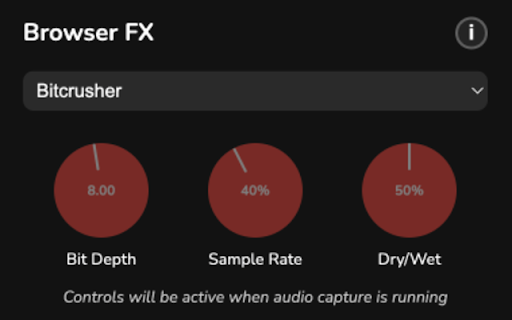 Browser FX :: Chrome extension that applies real-time audio effects to browser tabs