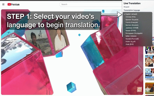 StreamLingo AI - Real-Time Video Translator :: AI-powered real-time translation for videos and audio across major websites.