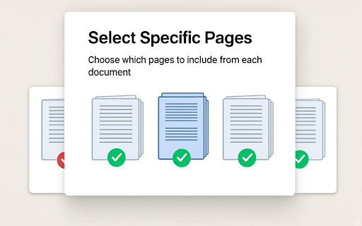 PDF Merge: Combine PDF Files & Merge PDF Offline :: Merge PDF files offline. Select specific pages manually or automatically. Combine documents in your browser. No uploads, private.