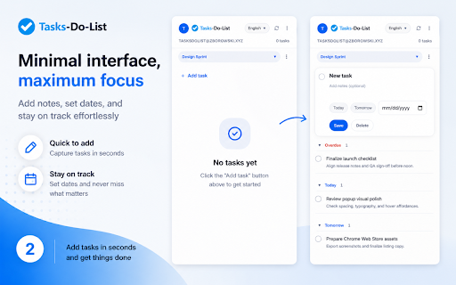 Tasks-Do-List - a Google Tasks helper :: Manage Google Tasks in a focused popup with multi-account support