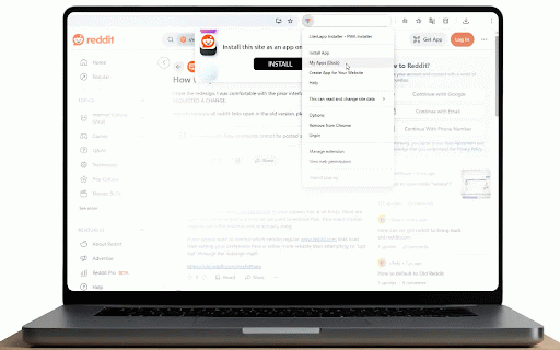 Liteit.app Installer - PWA Installer :: Convert any website into an Installable Web App (PWA) with Liteit.app — enhanced UI, install button, and smart UX.