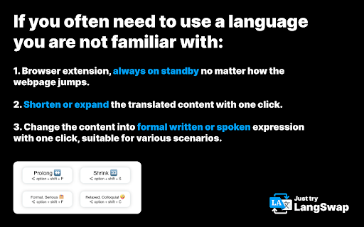 Lang Swap :: AI Translate Master