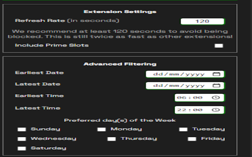 Visa Warden :: TLSContact automatic appointment booker