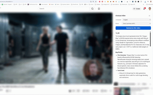 Clickbait Killer — Free YouTube Summary :: Kill clickbait with AI-powered YouTube video summaries. 100% free & open source.