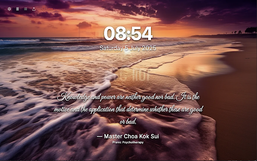 PranicHealing AI :: Transform your new tab into an inspiring, interactive space with beautiful backgrounds and spiritual guidance.