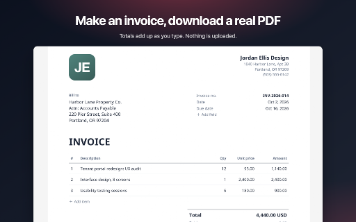 Local PDF Studio - Offline PDF Editor & Annotator :: Edit, sign, fill and OCR PDFs 100% offline in Chrome. Translate, make invoices, merge, split. Files never leave your device.