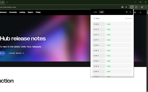 Unity Version Tracker :: Track the Unity Editor and Unity Hub versions.