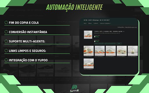 FluxHub - Agent Redirector :: Converte links de marketplaces chineses em links de agentes de compra profissionais.