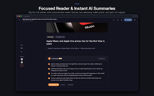 ReadCue Plugin :: Chrome extension for ReadCue - Save articles and highlights to your ReadCue library from any webpage.