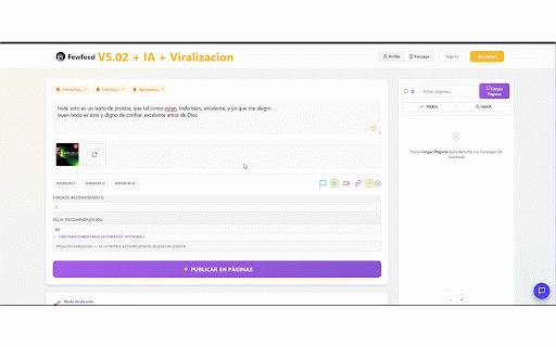 FewFeed AI 3.0 :: Autopublicador de grupos de Facebook con IA
