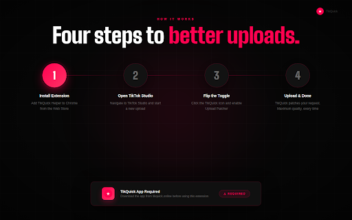 TikQuick :: Upload helper for TikQuick and TikTok Studio