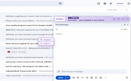 AI.Reply: Your One-Click Email Copilot :: One-click AI email replies in Gmail. Smart tones, templates, forwards & sign-offs — drafted instantly, in your voice.