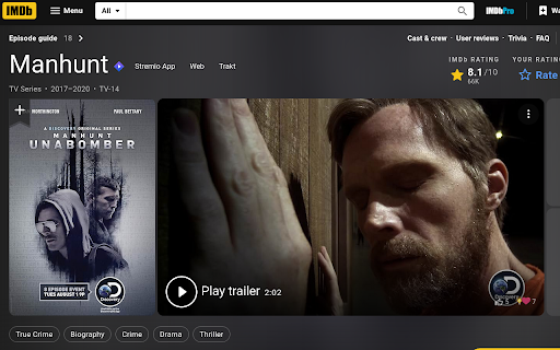 IMDb Stremio & Trakt Buttons :: Adds Stremio and Trakt buttons to IMDb pages.