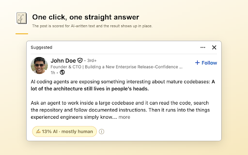 Slop Check :: A tiny vibe check for suspiciously polished LinkedIn posts.
