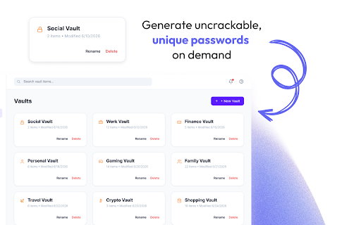 SnaarpLock Password Manager :: Zero-knowledge password manager with auto-fill, auto-save, and password update detection.