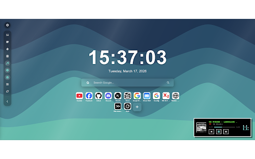 Zero Startpage - Newtab Replacement :: A beautiful and simple startpage replacement.