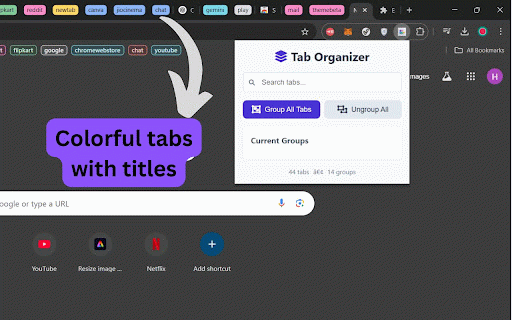 Tab Group Organizer :: Elegantly organize your tabs into groups