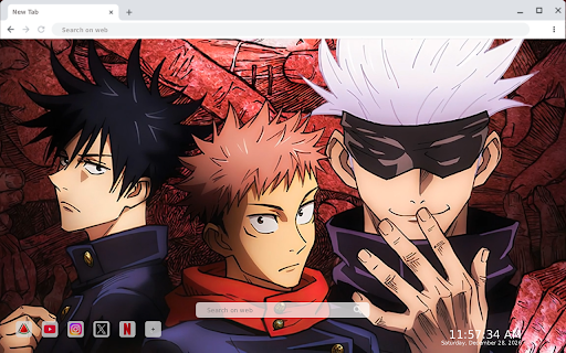 JJK Jujutsu Kaisen Live Wallpaper :: Transform your new tab with stunning live HD wallpapers from Jujutsu Kaisen, bringing anime magic to your browsing experience.
