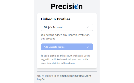 Precision LinkedIn Integration Dev :: Connect your LinkedIn account to Precision Dev
