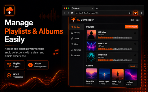 SoundCloud Downloader – SoundCloud to MP3 Converter - SC Downloader :: Download SoundCloud songs, playlists & albums in high quality 320kbps MP3 files. Free, fast, works on iPhone, Android, PC & Mac.
