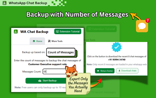 WA Chat Backup :: Premium WhatsApp Chat Backup - Backup WhatsApp messages, attachments, private messages | Software | Marketing
