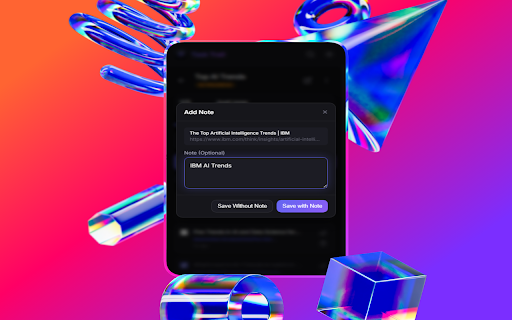 Task Trail :: Save websites with context, grouped by goals. Work on multiple topics, stop anytime, come back and remember everything.