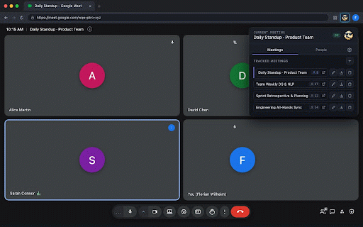 POPCORN – Google Meet Standup & Speaker Picker :: Fair speaker order & standup picker for Google Meet. Rotates attendees popcorn-style for smooth daily updates and notes.