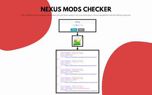 Nexus Mods Checker :: Chrome Extension to easily check and manage Nexus Mods updates.