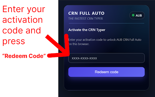 AUB CRN Full Auto :: Doing God’s work one CRN at a time by auto-filling all your CRNs for you.