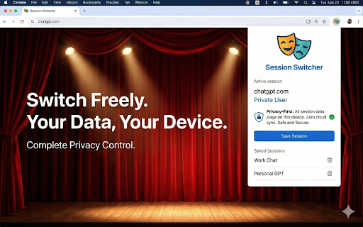 Session Switcher :: Switch between multiple account sessions per site.