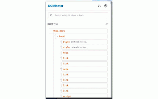 DOMinator :: Enhance developer experience with DOM visualization, analysis, and AI-powered suggestions