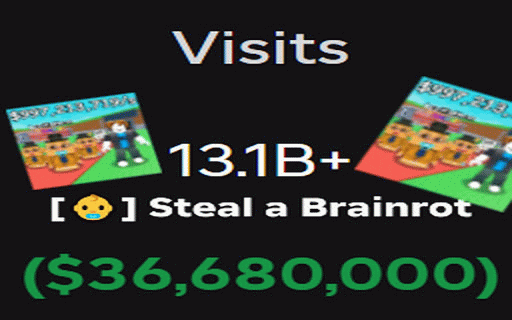 Roblox Visits → Revenue Estimator :: On Roblox games pages, shows an estimated USD revenue next to 'Visits' using Visits×0.8×0.0035. Runs only on Roblox pages.