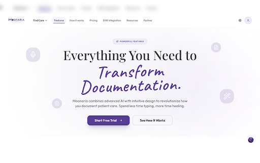 Moonaria Insights :: AI-powered therapy note assistant
