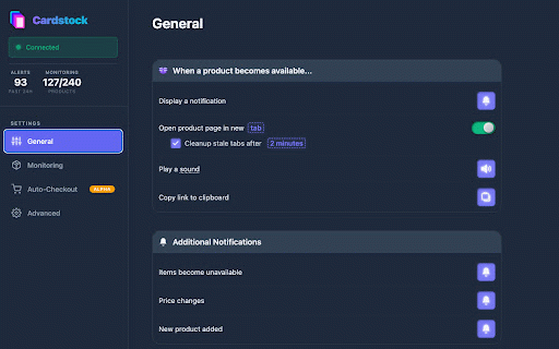 Cardstock :: A real-time availability monitor for Pokemon and Magic: The Gathering cards.