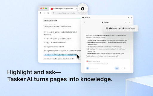 Tasker AI :: Your personal AI assistant that helps automate everyday tasks like email management, meeting scheduling, web browsing, and more.