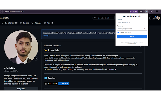 LPU WiFi Auto Login :: Automatically login to LPU WiFi network