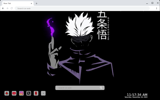 JJK Gojo Satoru: Limitless Energy Live Wallpaper :: Transform your new tab with JJK Gojo Satoru's Limitless Energy live wallpaper, showcasing stunning HD visuals and dynamic anima...