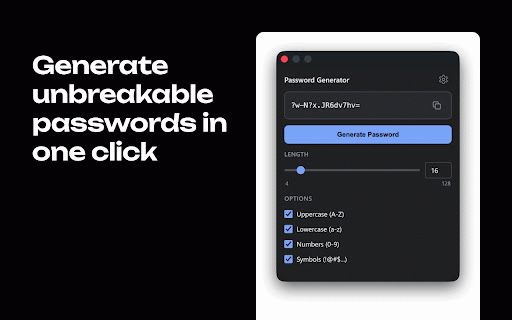 Random Password Generator :: Generate secure random passwords with customizable options.