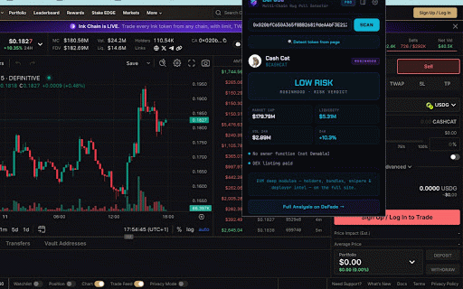 DeFade — Multi-Chain Rug Pull Detector :: Scan Solana and EVM tokens for rug pull risk: holder concentration, bundled wallets, sniper activity and mint authority.