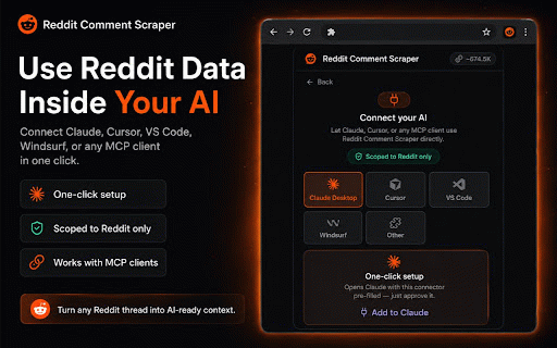 Reddit Comments Scraper - CSV & JSON :: Grab every comment and reply from any Reddit thread and export them to CSV or JSON. Powered by the FetchLayer API.