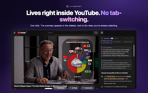 Summario: AI YouTube Summarizer & Chat :: Summarize any YouTube video with AI. Get key takeaways, timestamps, and chat — save hours of watch time.