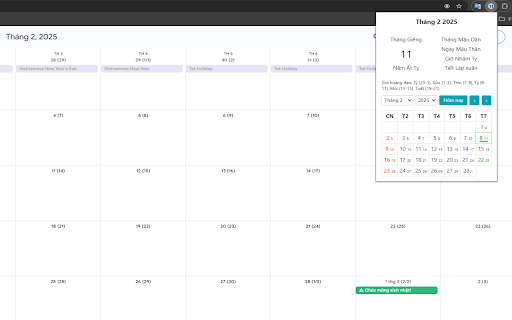 Âm lịch Google Calendar :: Thêm Âm lịch vào Google Calendar