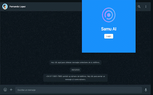 Samu AI Extension :: Para más información https://samu.ai/