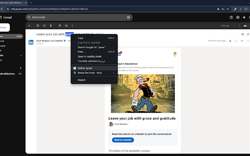 Quick Word Definition :: Stop interrupting your reading. Get instant word definitions while reading - just right-click!