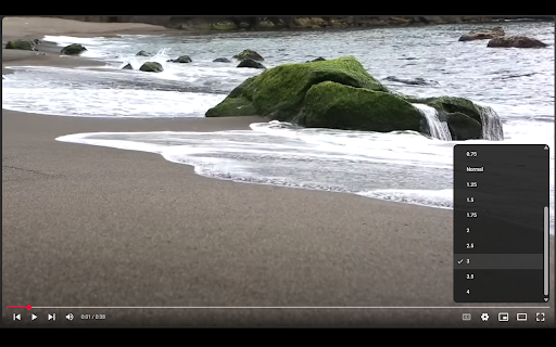 YouTube Extended Speeds :: Add 2.5x, 3x, 3.5x, and 4x playback speeds to YouTube's speed menu.