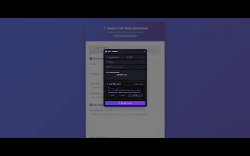 AutoJobFill: AI Job Application Helper :: Auto-fill job applications with your saved answers.