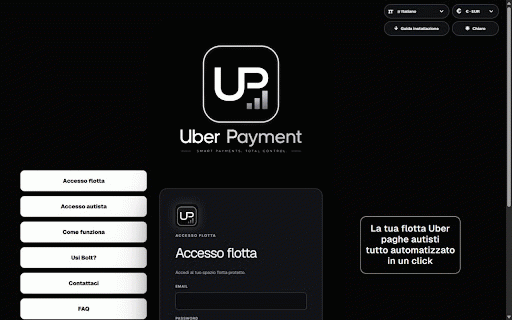 Uber Payment – Uber synchronization :: Synchronize fleet data from the authenticated Uber portal with Uber Payment.