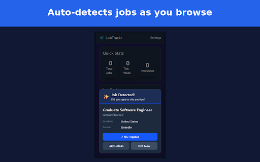 JobTrackr :: Job Tracking Extension