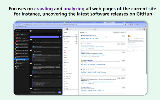 AI Pilot :: AI-powered browser automation pilot - Let AI navigate and control your browser, also with tree tabs support